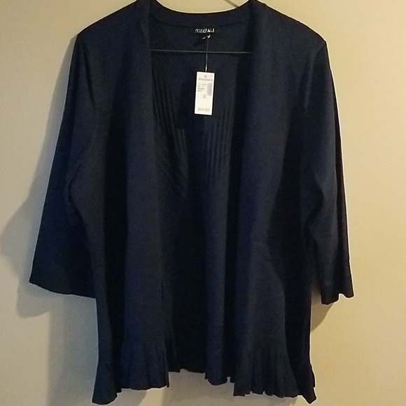 Roz & Ali Tops - Ruffle Edge Cardigan